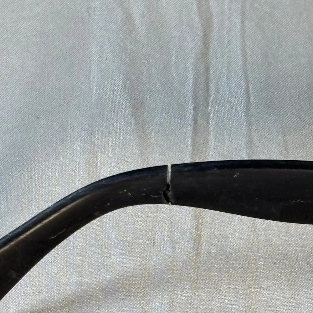 Vintage 60s American Optical  Black Wayfarer Sunglasses 5 3/4   * read desc